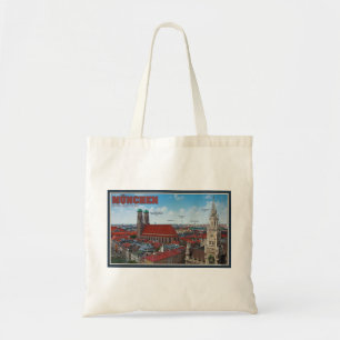 Munich Cityscape Tote Bag