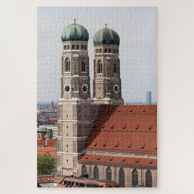 Munich Frauenkirche Cathedral - 20x30 - 1014 pcs Jigsaw Puzzle (Vertical)