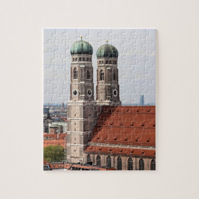 Munich Frauenkirche Cathedral - 8x10 - 110 pcs Jigsaw Puzzle (Vertical)
