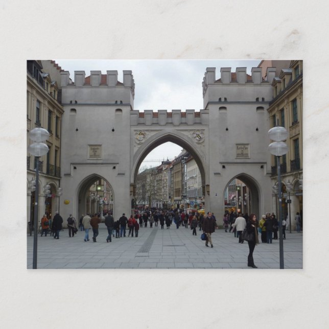 Munich Gate (Karlstor) Postcard (Front)
