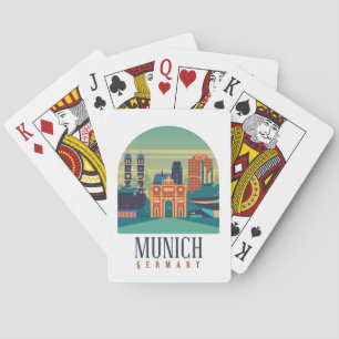 Munich Germany Canvas Playing Cards