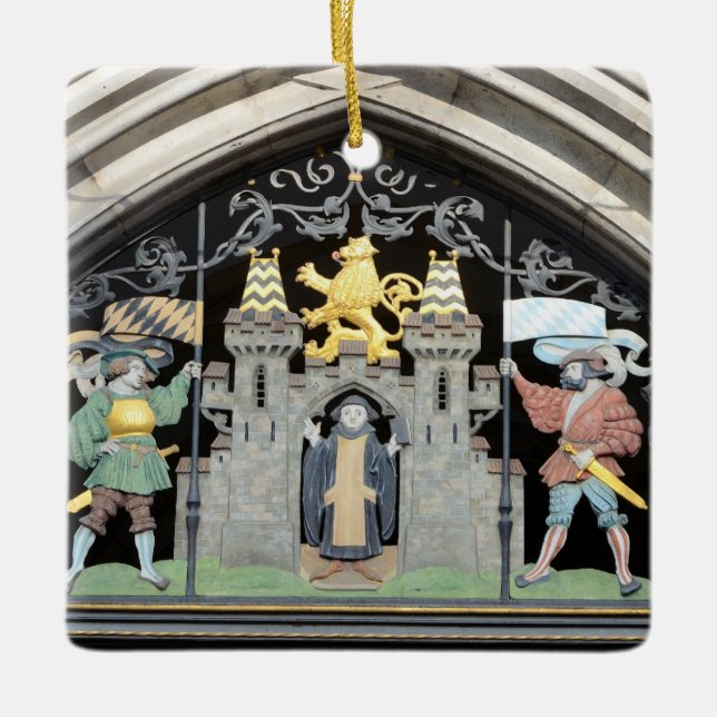 Munich, Germany Ceramic Ornament (Front)
