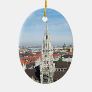 Munich, Germany Ceramic Tree Decoration