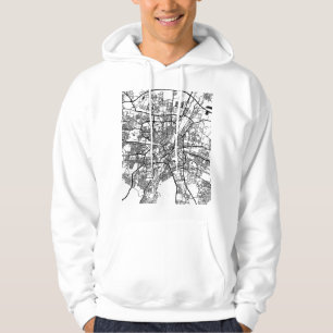 Munich Germany City Map Hoodie