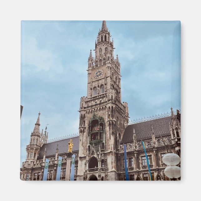 Munich, Germany Colourful Europe  Magnet (Front)