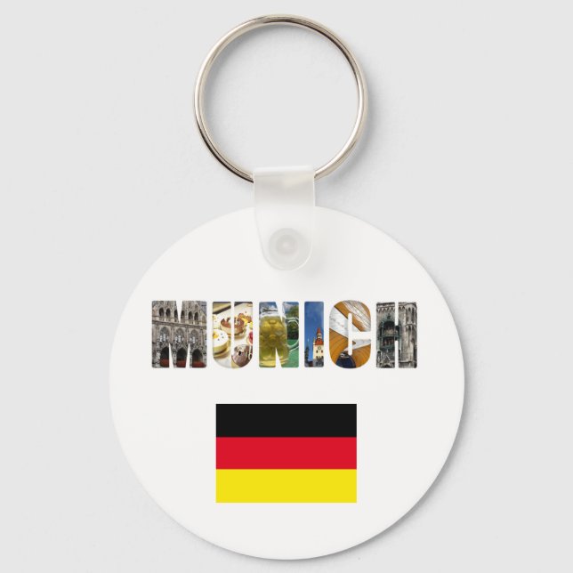 Munich Germany Key Ring (Front)