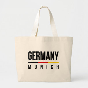 Munich Germany Large Tote Bag