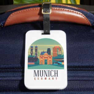 Munich Germany  Luggage Tag
