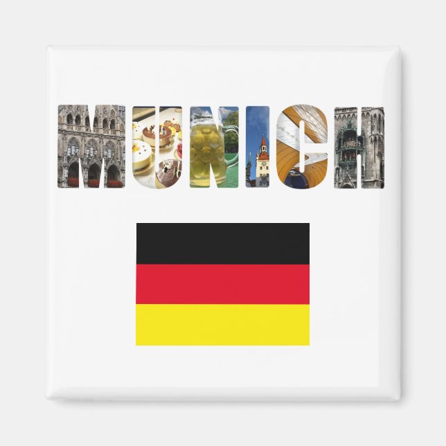 Munich Germany Magnet (Front)