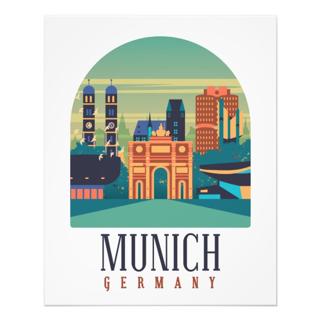 Munich Germany   Photo Print (Front)
