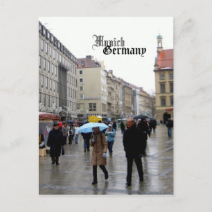 Munich Germany Travel Souvenir Postcard
