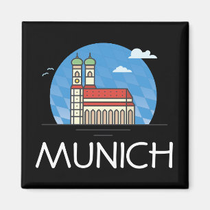 Munich Germany Travel Vintage    Magnet