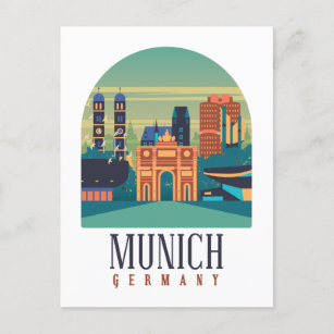 Munich Germany Vintage Postcard