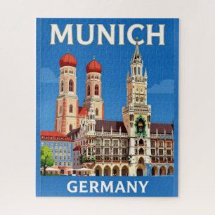 Munich Marienplatz Architecture Bavarian Heritage Jigsaw Puzzle