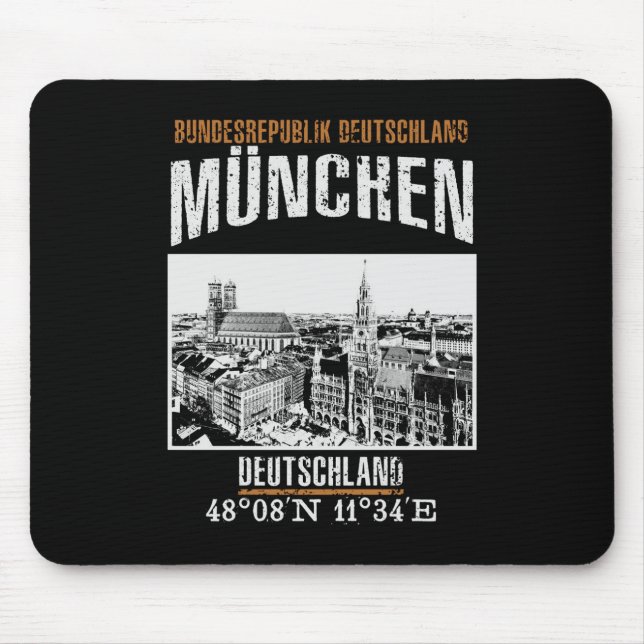 Munich Mouse Mat (Front)