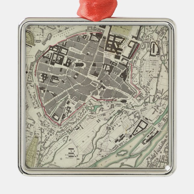Munich Muenchen Metal Tree Decoration (Front)