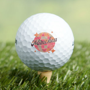 Munich München City Germany Retro golfing resort Golf Balls