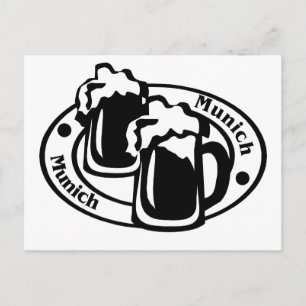 Munich Stamp Postcard