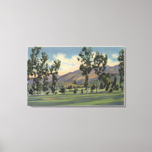 Municipal Golf Course in Griffith Park Canvas Print