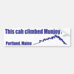 Munjoy hill bumper sticker
