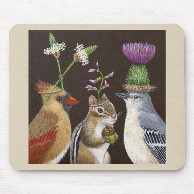 Munk in the Middle Mouse Pad (Front)