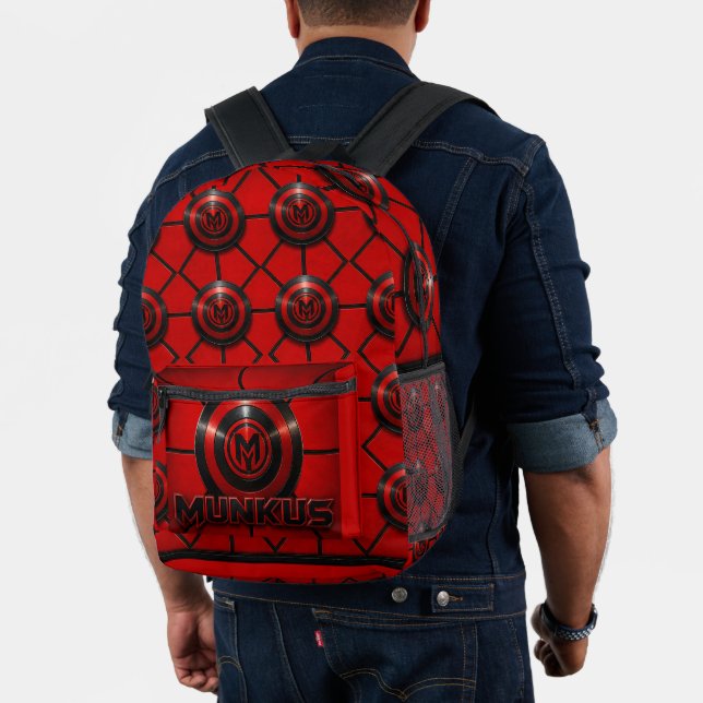 munkus backpack/school backpack/superheroes printed backpack (Insitu (Model))