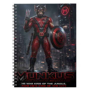 munkus Hero notebook/munkus back to school Notebook