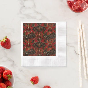 munkus/leonidas premium red party napkins/party napkin