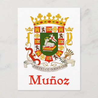Munoz Shield of Puerto Rico Postcard