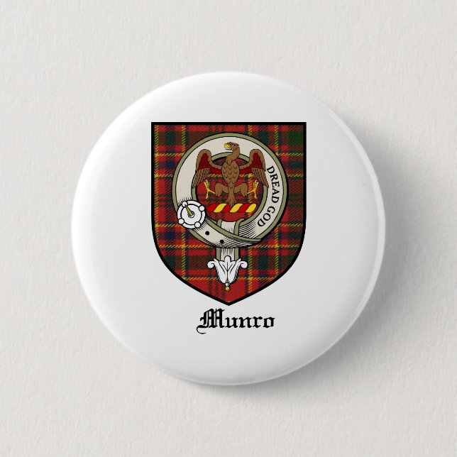 Munro Clan Crest Badge Tartan (Front)