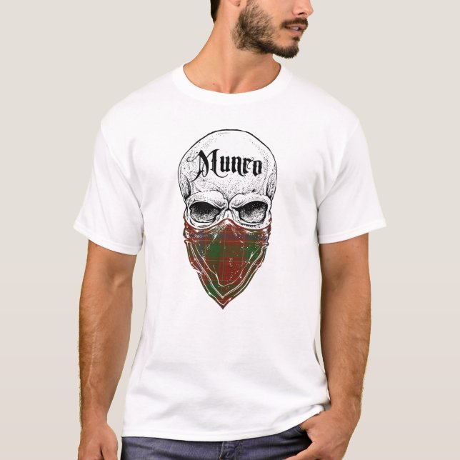 Munro Tartan Bandit T-Shirt (Front)