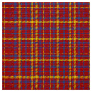 Munro Tartan Red Blue and Yellow Plaid Fabric