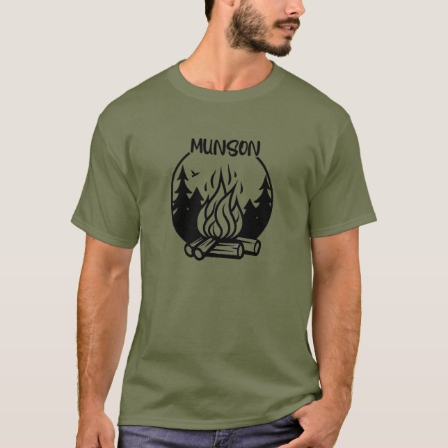 Munson Camping T-Shirt (Front)