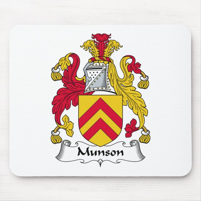 Munson Family Crest Mouse Mat (Front)