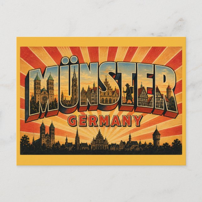Münster Germany Cathedral Postcard (Front)