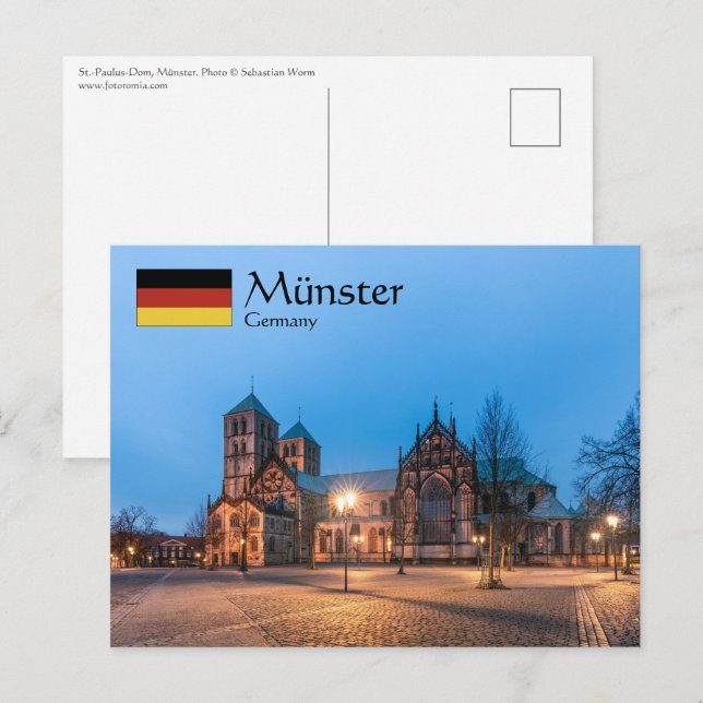 Münster Germany Postcard (Front/Back)