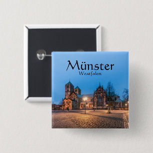 Münster Souvenir 15 Cm Square Badge