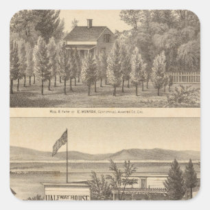 Munyan, Armstrong, Kapp properties Square Sticker