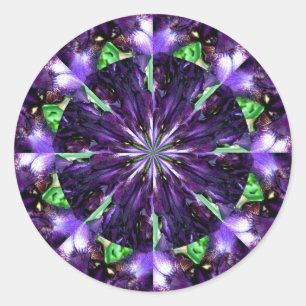 muppet face k classic round sticker