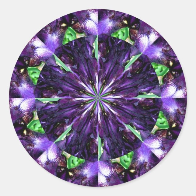 muppet face k classic round sticker (Front)