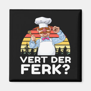 Muppet Show Swedish Chef Expletive New Funny Stic  Magnet
