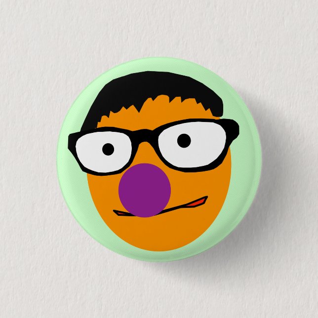 Muppet Tom Button Badge (Front)