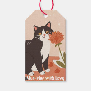 Mur-Mur with Love Custom Cute Happy Cat Gift Tags