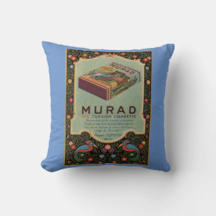 Murad Cigarettes ad Cushion