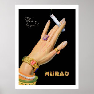 MURAD (Vintage 1920s ads) Poster