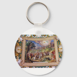 Mural in the Vatican Museum Key Ring