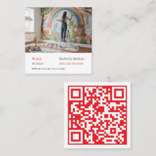 Mural Painter  Square Business Card