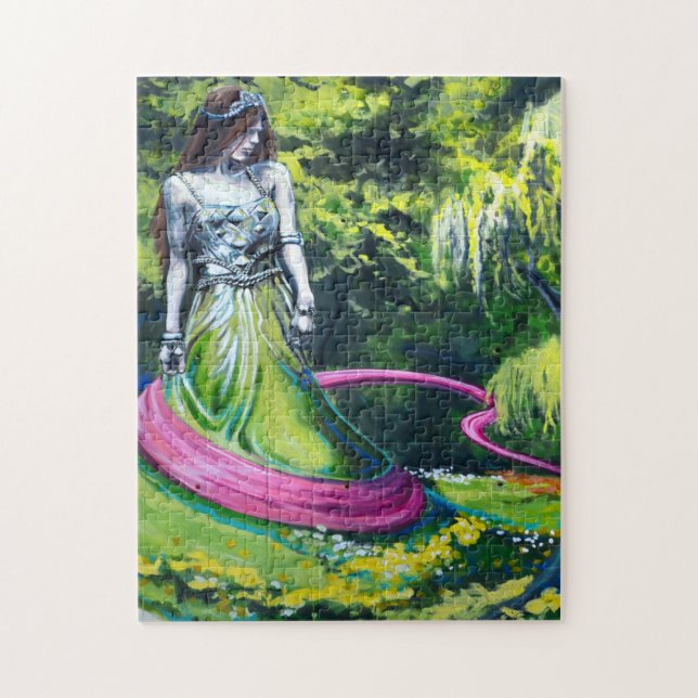 Mural Wall art Winnipeg Canada. Jigsaw Puzzle (Vertical)