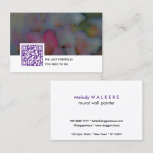 Mural wall painter  business card