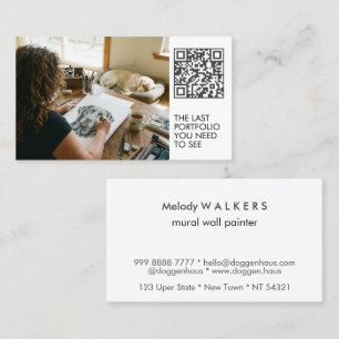 Mural wall painter  business card